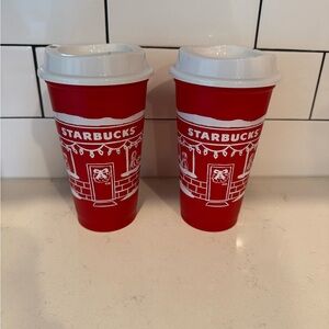 2025 Starbucks Red Holiday Tumbler Set